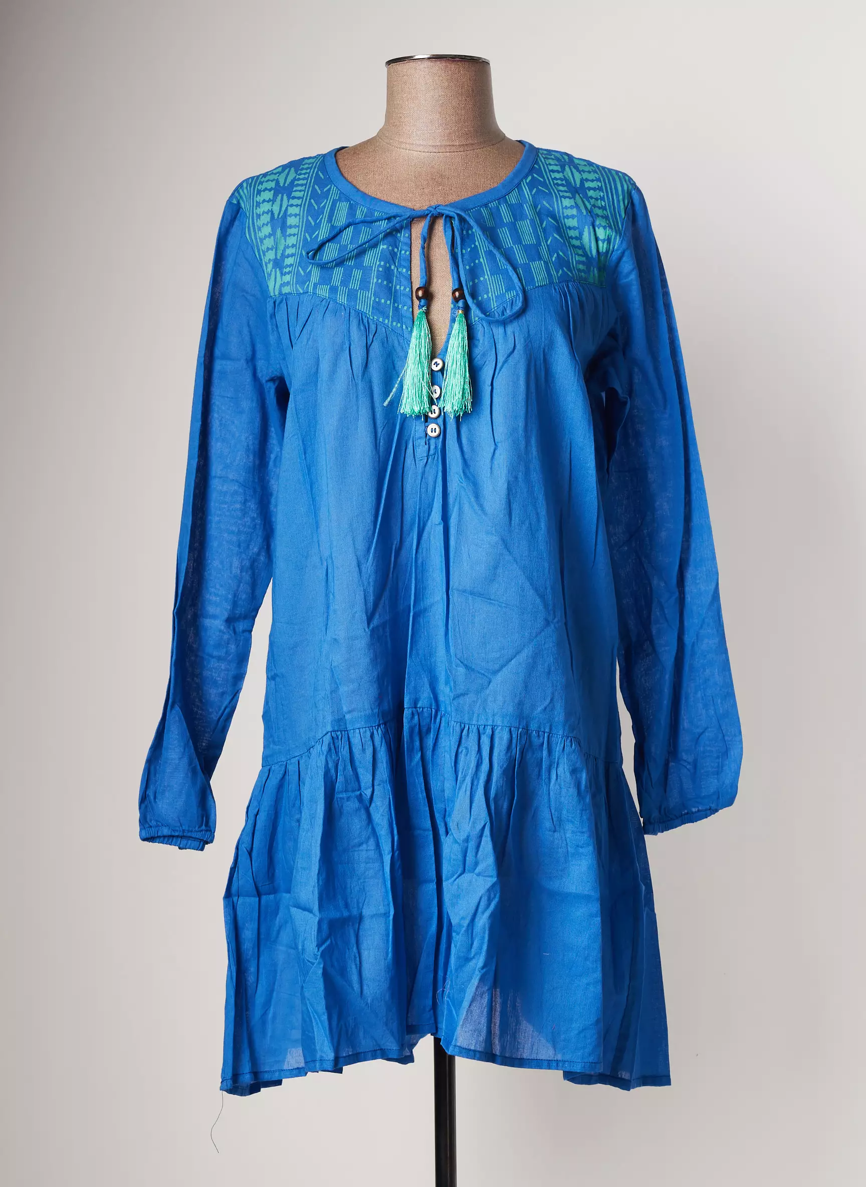 Bamboo S Robes Courtes Femme couleur bleu