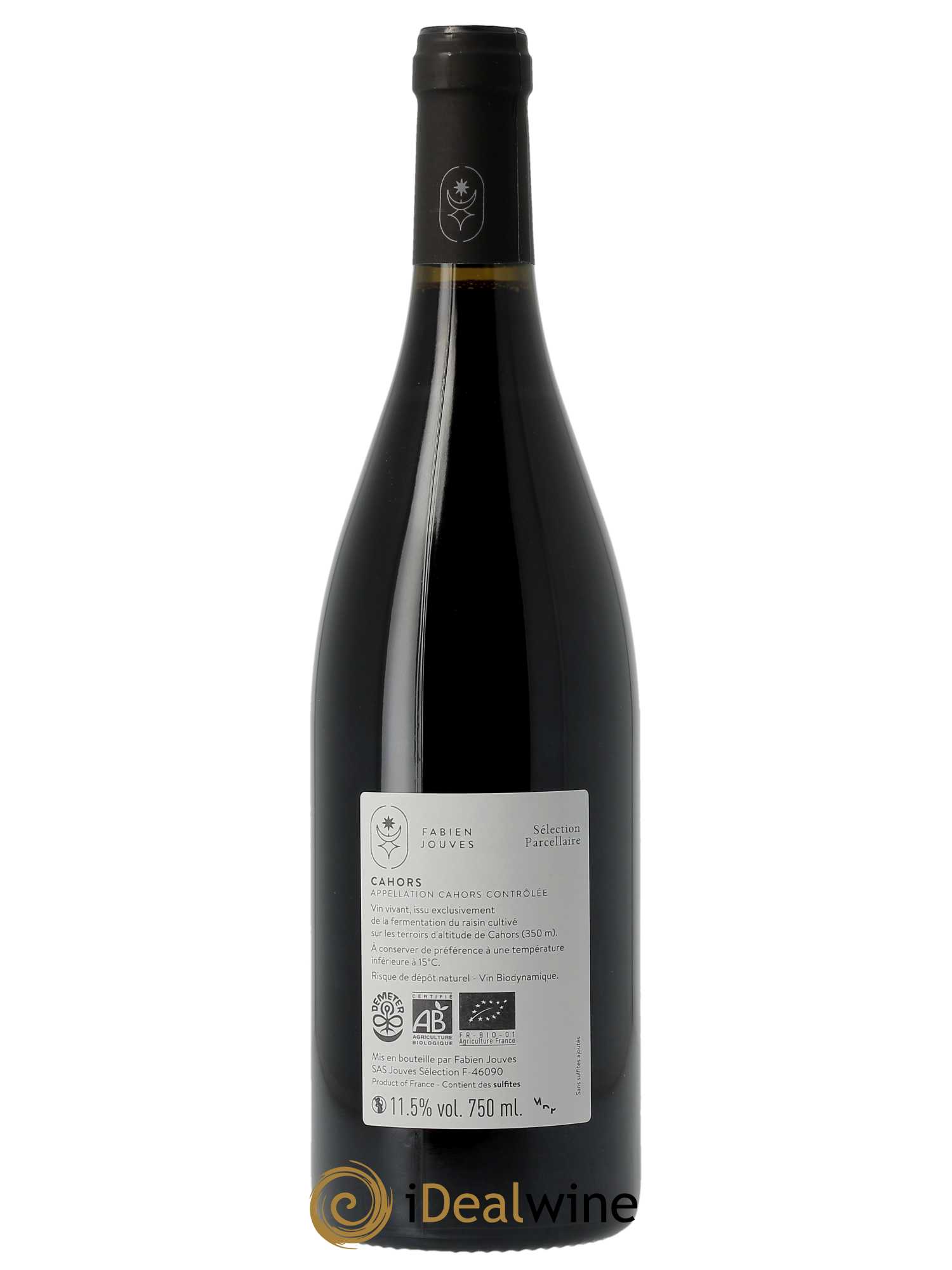 Cahors Mas Del Périé La Roque Fabien Jouves  2022 - Lot de 1 Bouteille