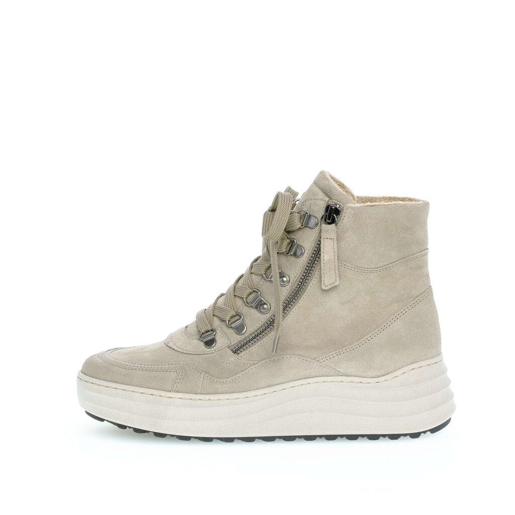 Gabor comfort Schnürstiefelette beige