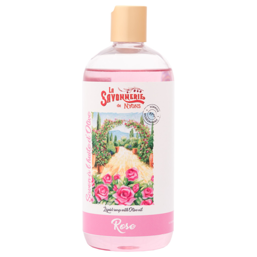 La savonnerie de nyons Savon Liquide 1l Rose Savon liquide