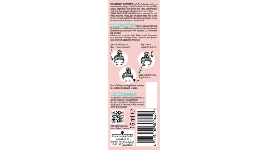 GOT2B Babyhaar Bändiger Bye Bye Babyhaar 16 ml