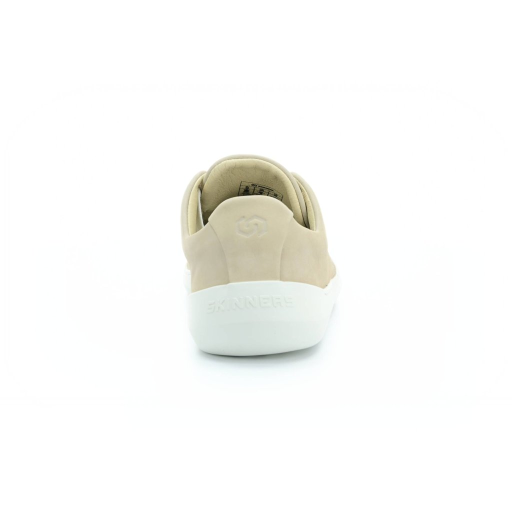 Skinners Walker II Leather Beige Barfußsneakers