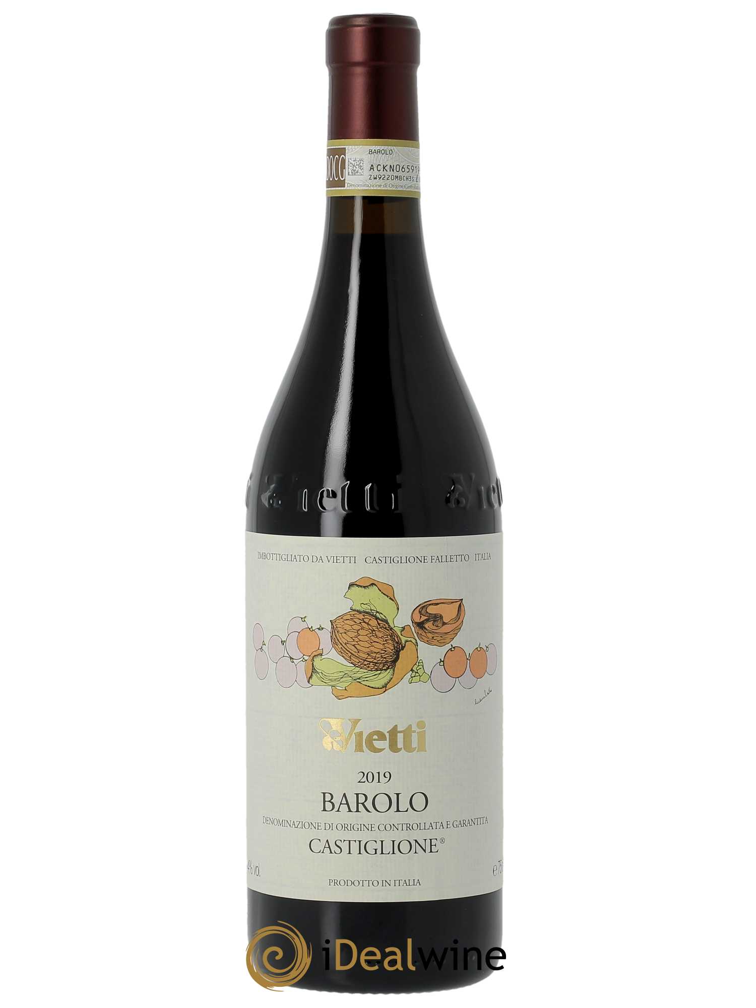Barolo DOCG Castiglione Vietti  2019 - Lot de 1 Bouteille