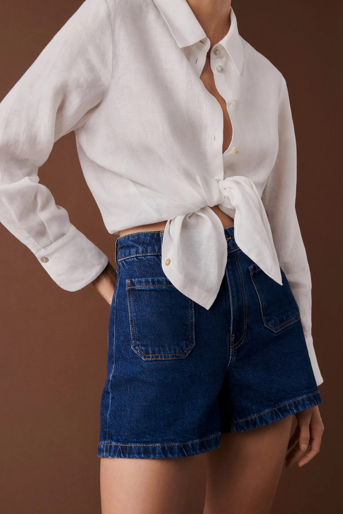 MANGO  37010353 Damen/Mädchen Dunkelblau