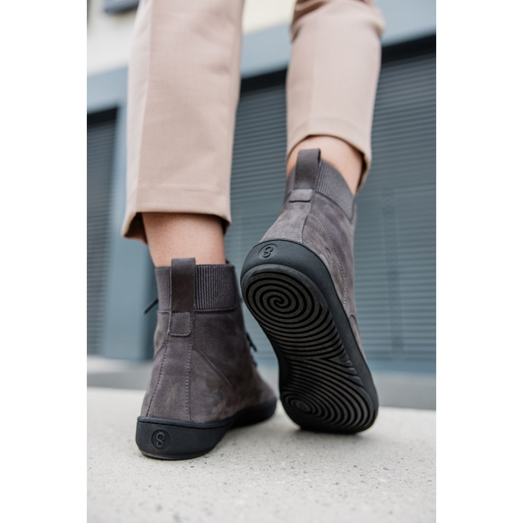 Shapen Urbaneer 2.0 Dark Grey Winterbarfußschuhe