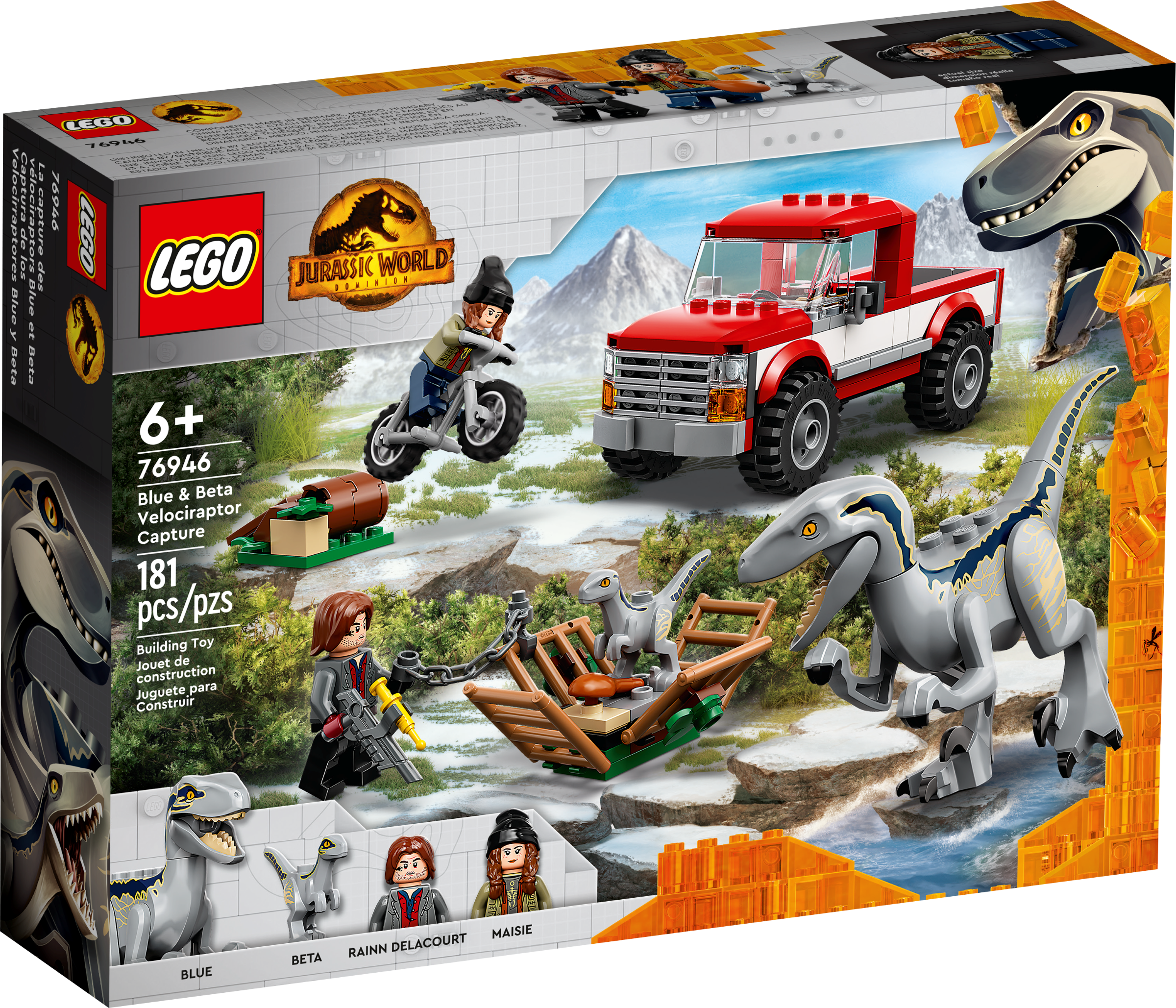Blue & Beta in der Velociraptor-Falle 76946