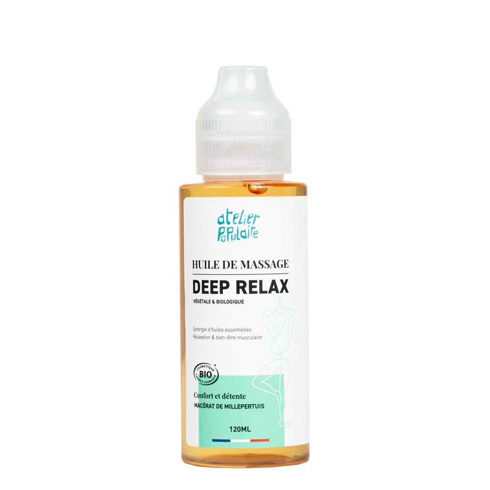 atelier populaire Huile de massage Deep Relax | 120mL Huile de massage