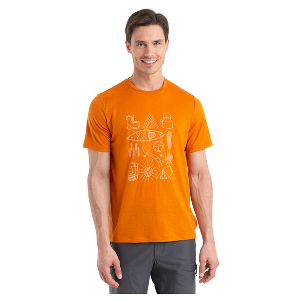 M MERINO 150 TECH LITE II SS TEE CAMP ESSEN Herren - Funktionsshirt