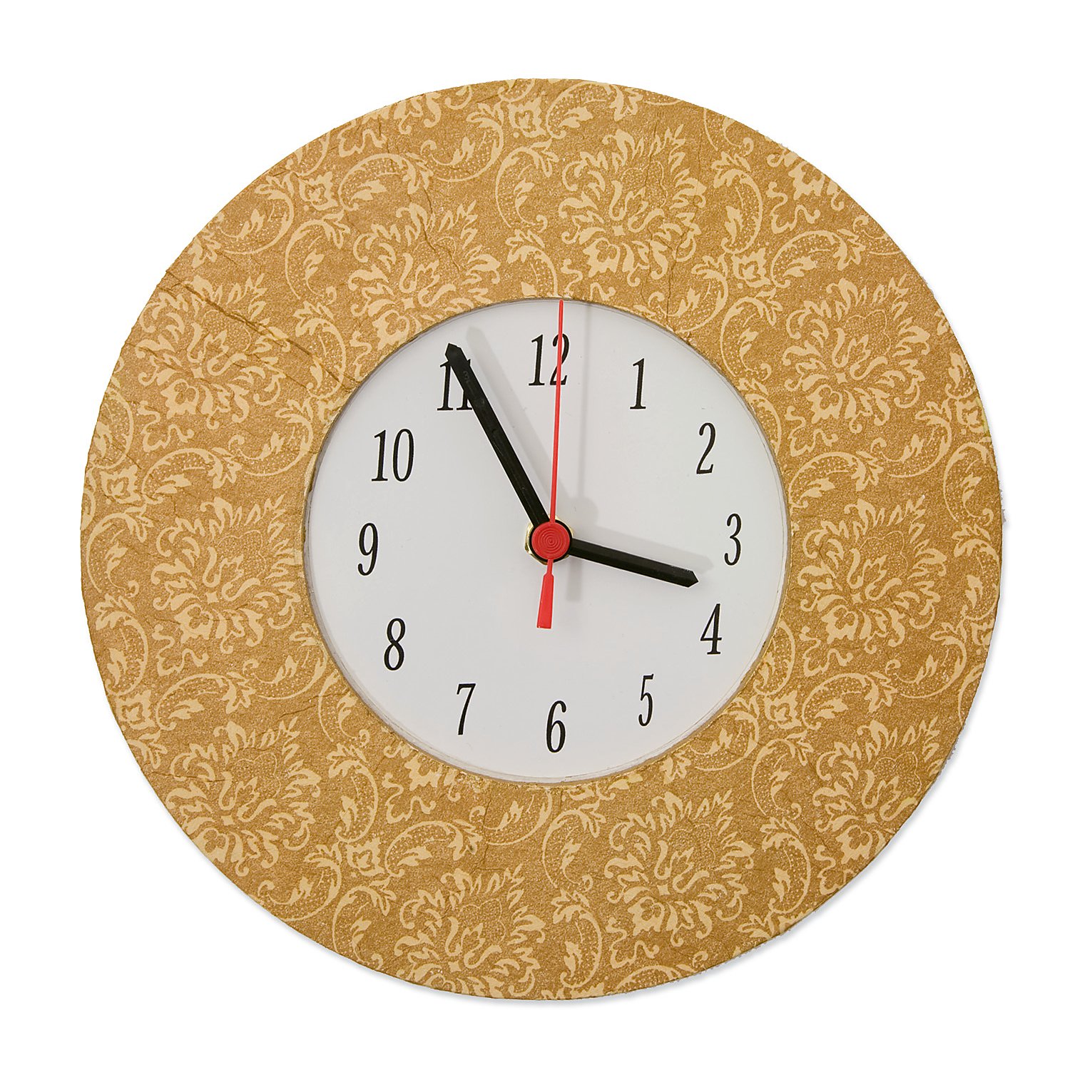 MDF-Uhr, 21,5 cm Ø