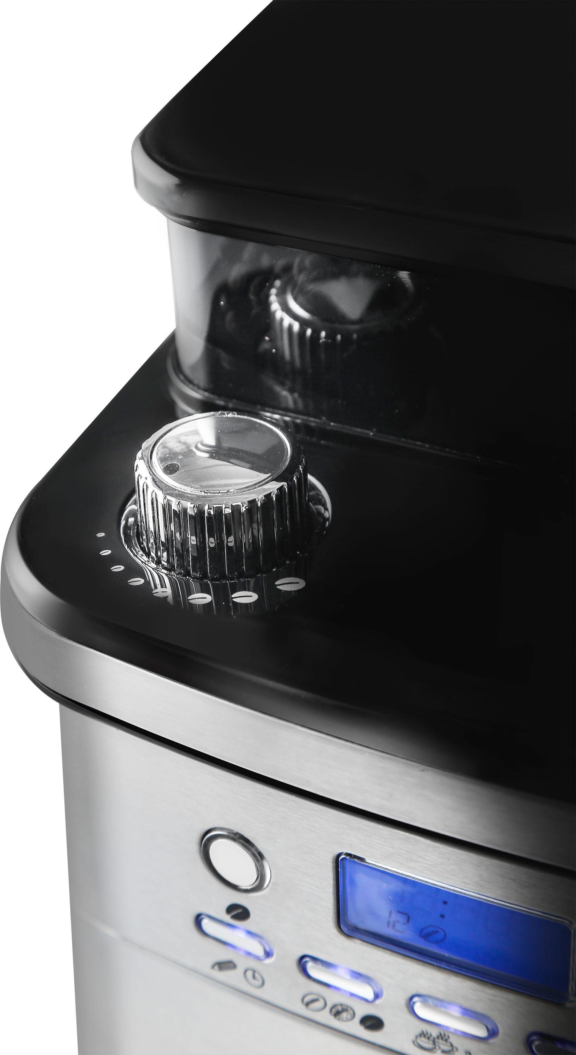 Privileg Kaffeemaschine mit Mahlwerk CM4266-A, 1,5l Kaffeekanne, Papierfilter 1x4, für ganze Bohnen oder gemahlenen Kaffee geeignet