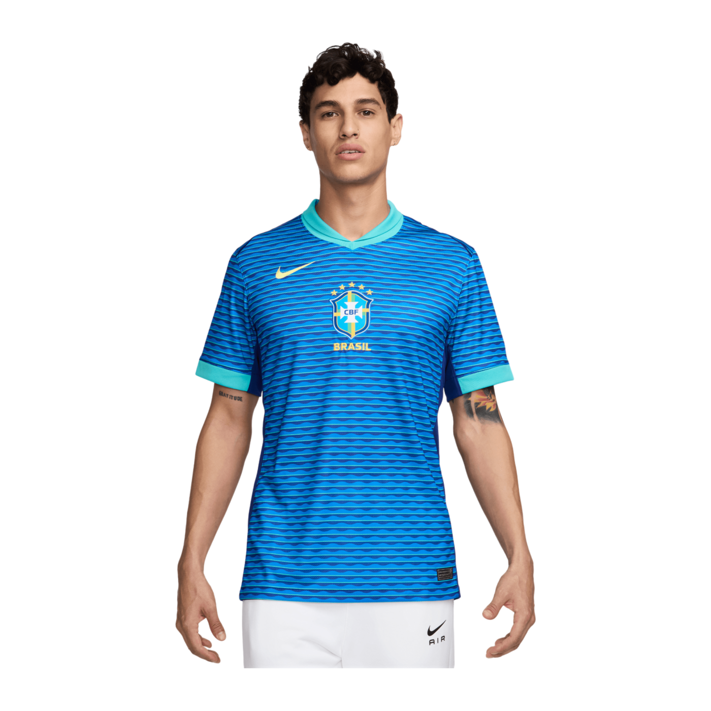 Nike Brasilien Trikot Away 2024 Blau F458