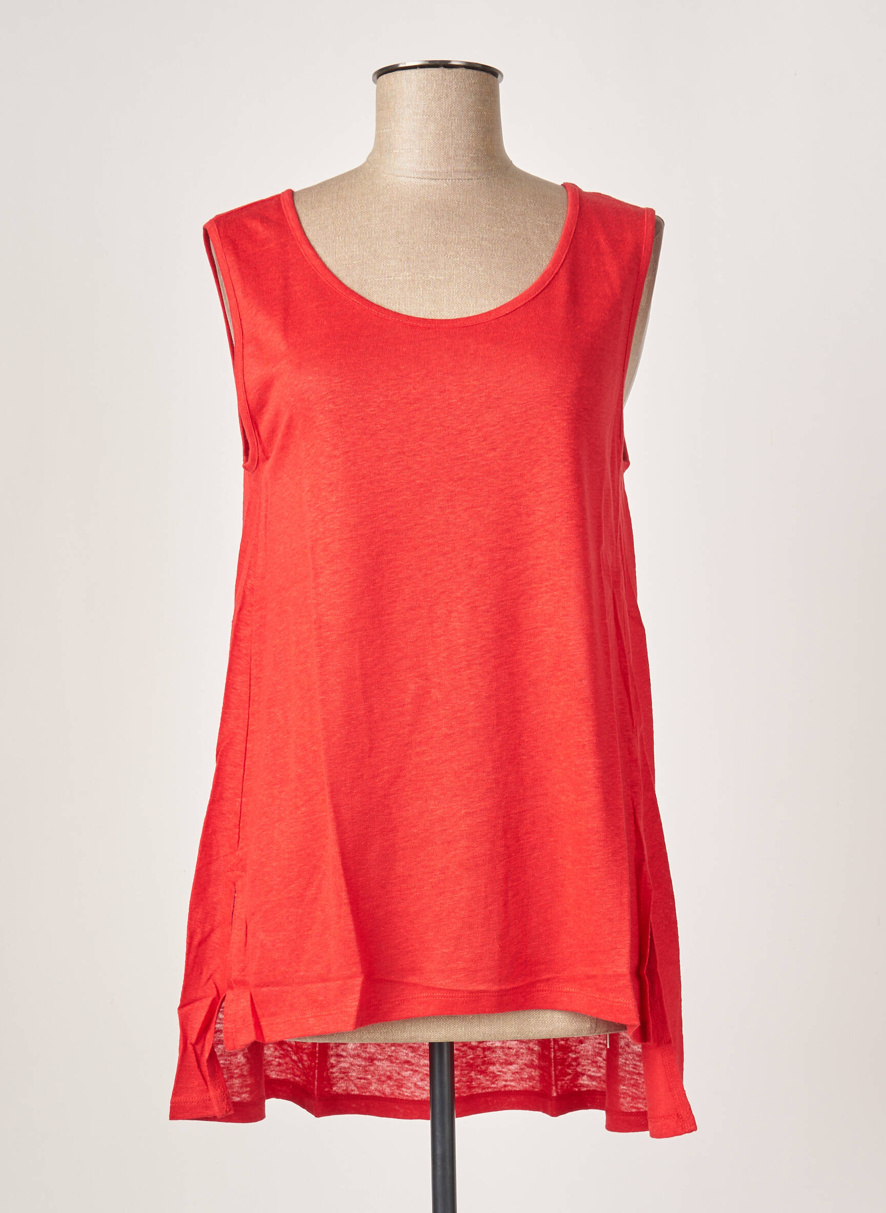 G Oze Tuniquesansmanche Femme couleur rouge