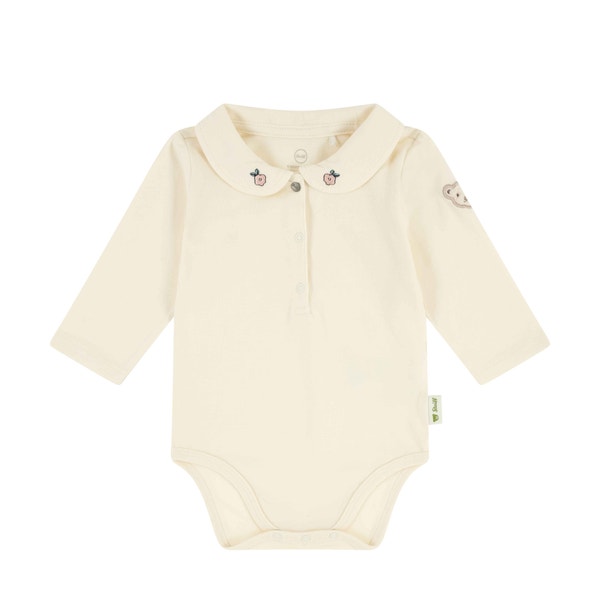 Body langarm, beige für Mädchen