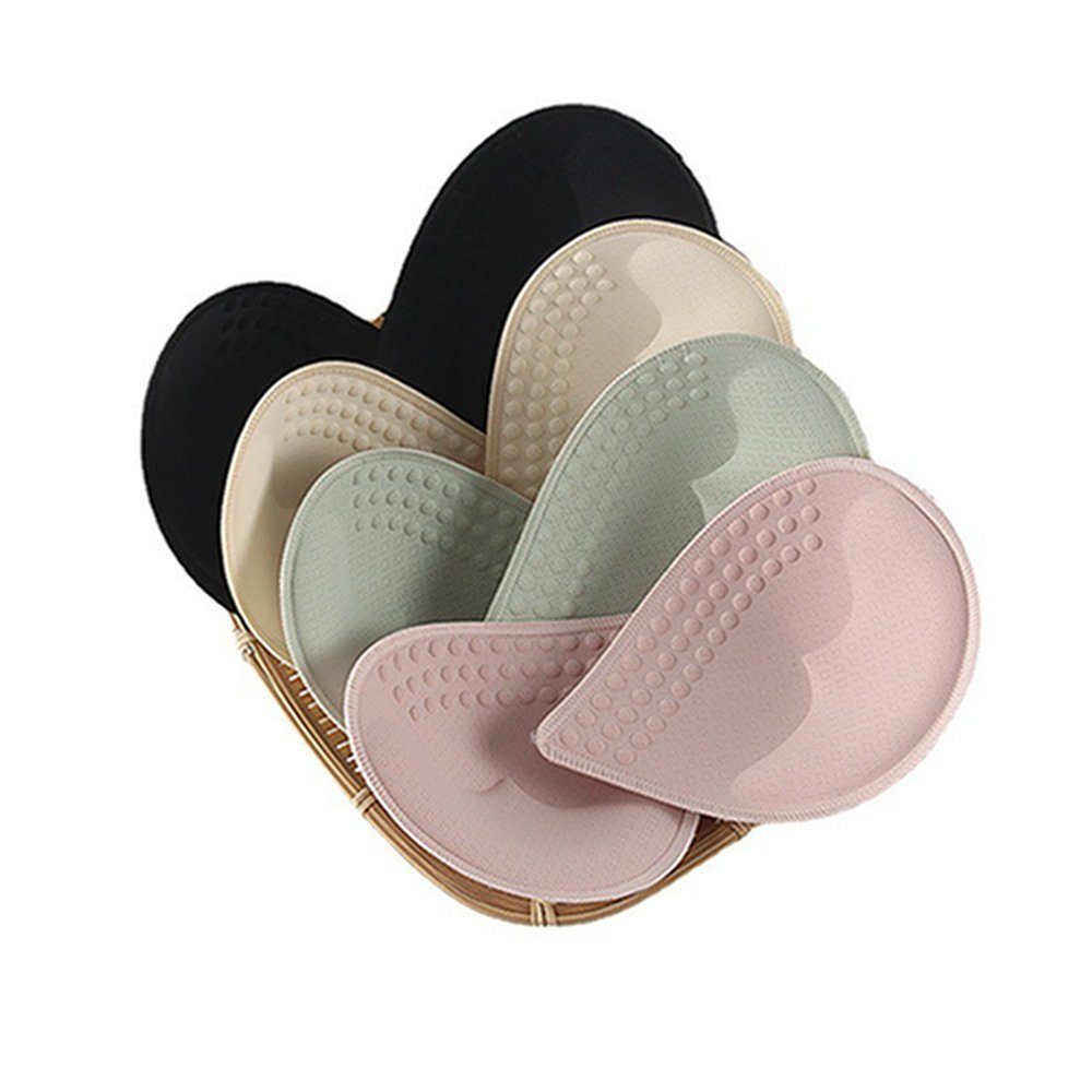 Ronner UG BH-Einlagen Bohnen BH Pads 4 Paar abnehmbare Sport BHs oder Bikinioberteile (Komfort und Selbstvertrauen), Austauschbar und verstellbar