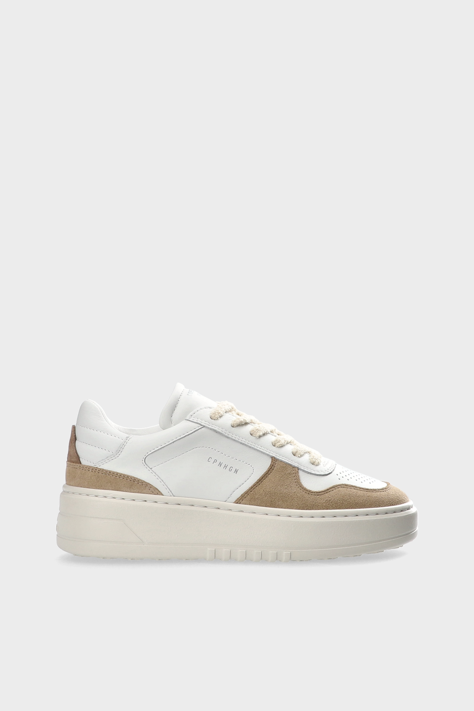 CPH75 leather mix white/nut