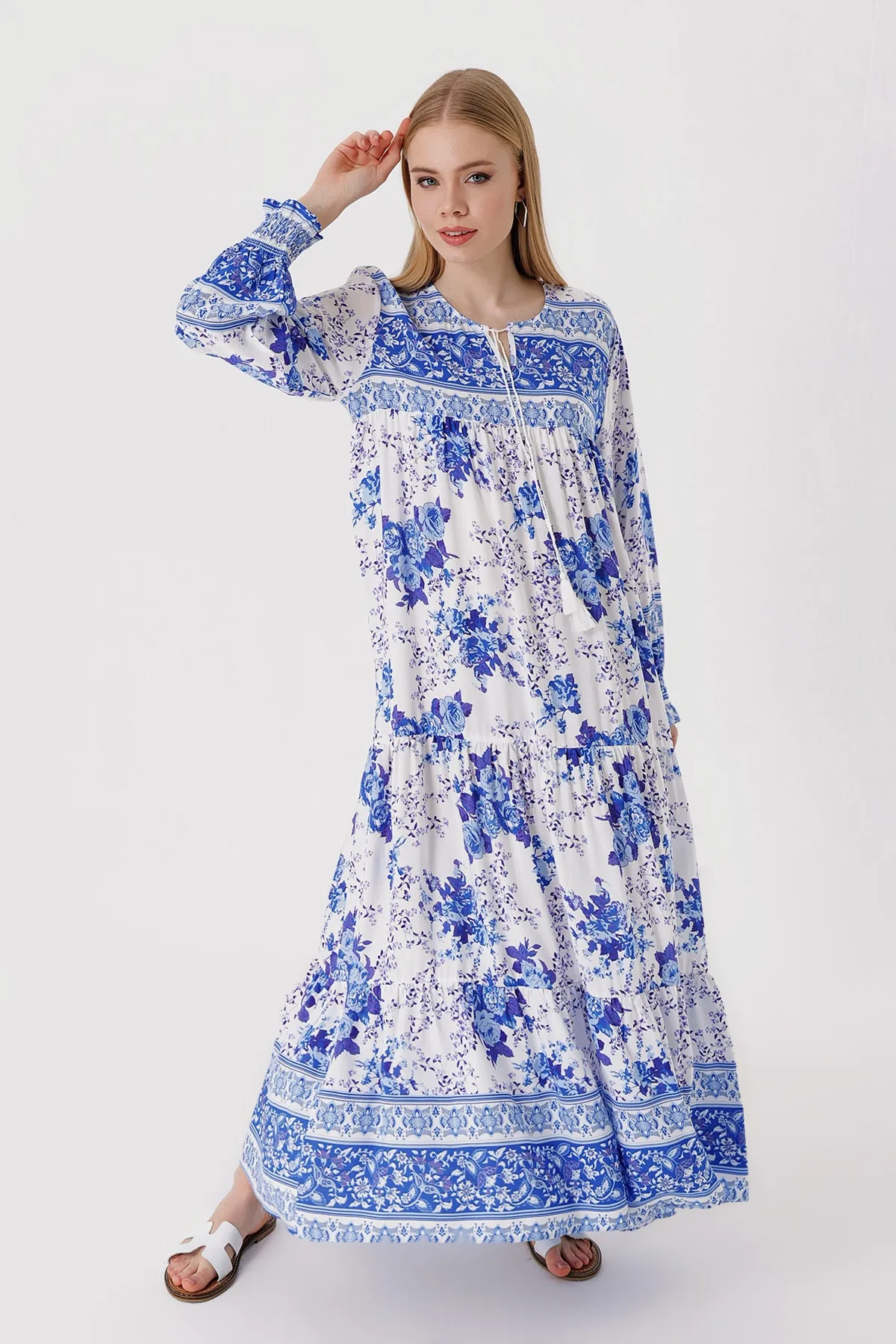 Bigdart  1947 Gemustertes langes Kleid