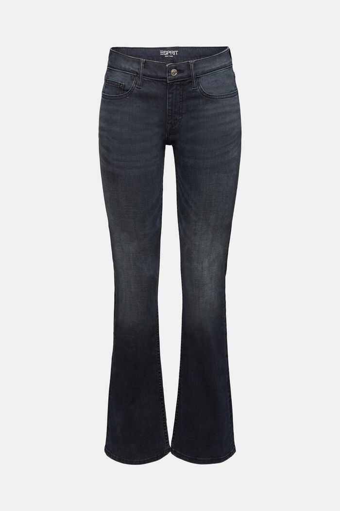 Bootcut-Jeans mit mittelhohem Bund