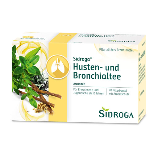 SIDROGA Husten- und Bronchialtee Filterbeutel  20X2.0 g  Tee