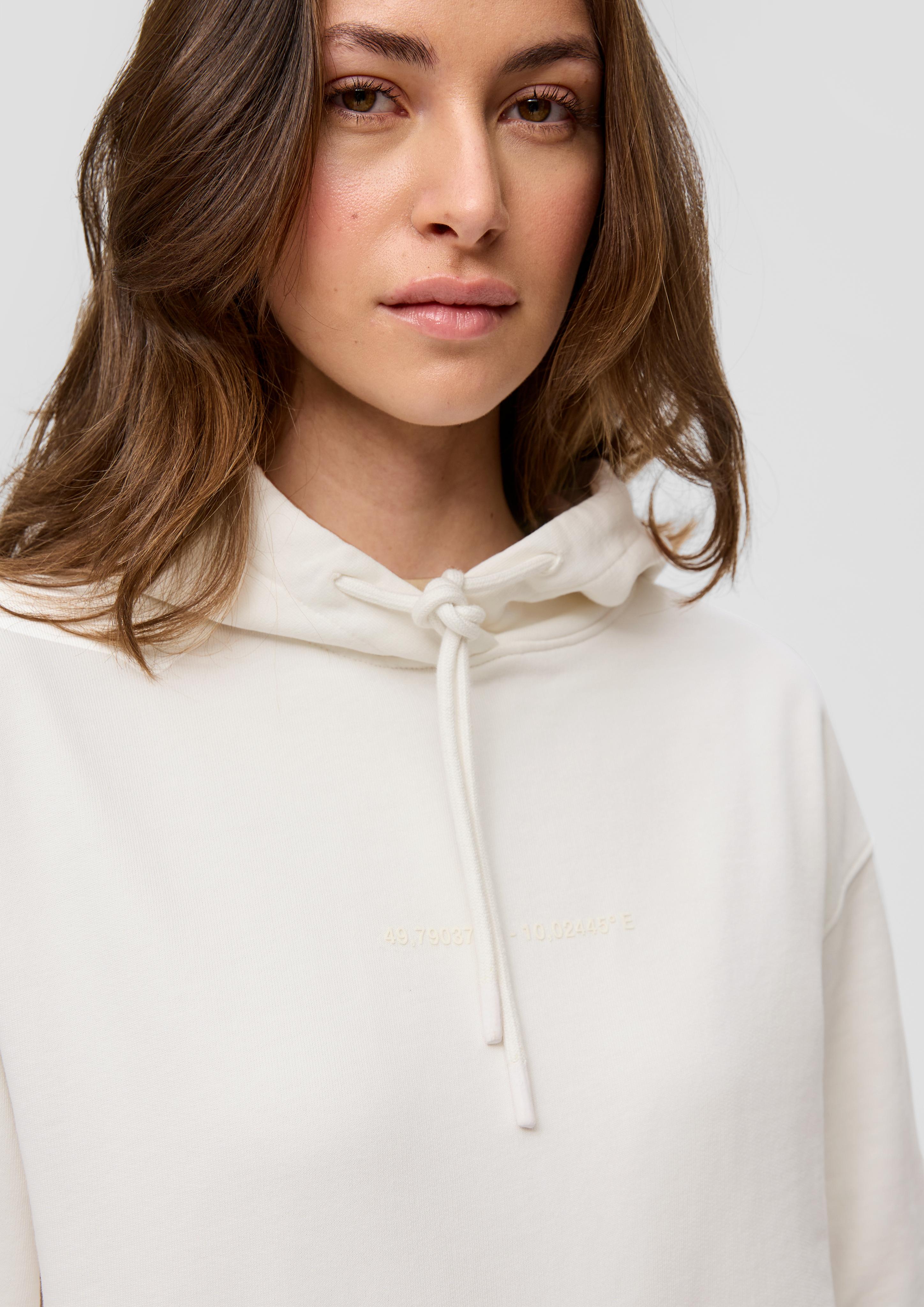 Sweatshirt mit gummiertem Schriftprint  2148511-0120