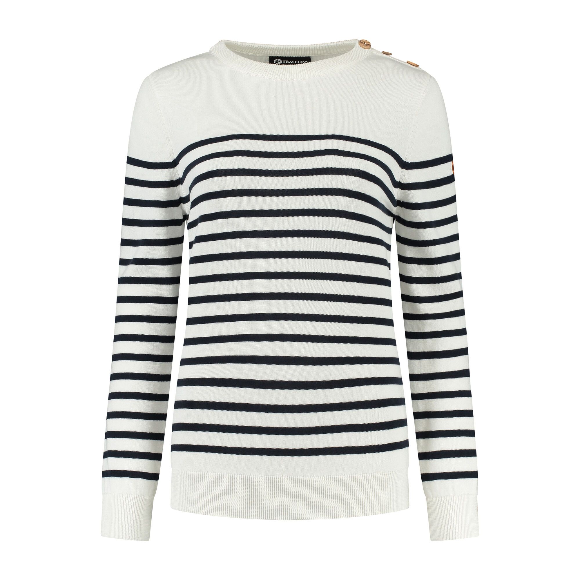 Travelin' Vattern White Damen Pullover