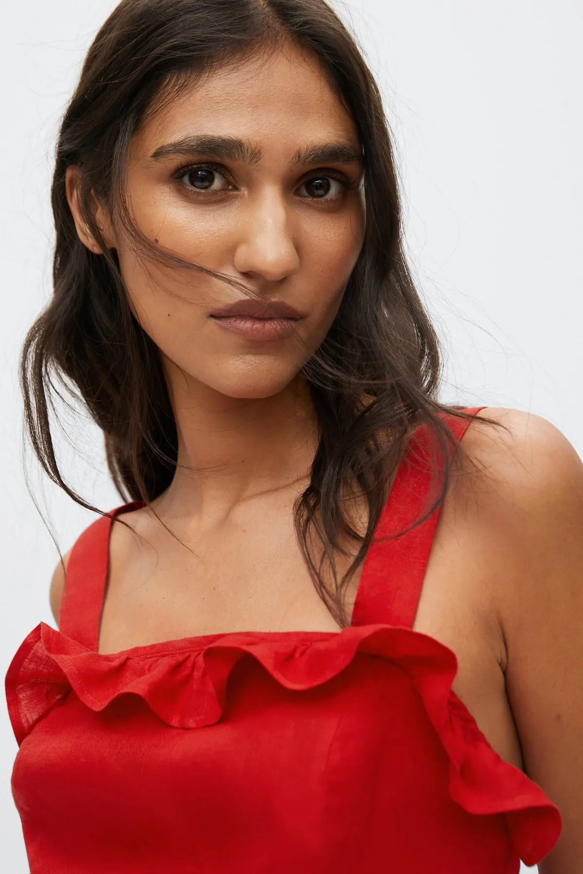 MANGO  Rotes Damenkleid 37050254