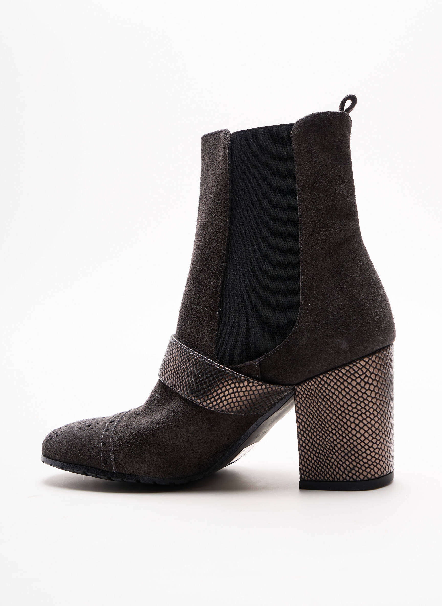 Rebeca Sanver Bottines Femme couleur gris