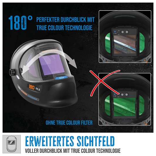 Güde Automatischer Schweißhelm GSH 180-TC-2