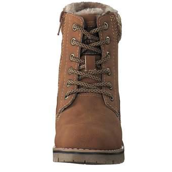 Tom Tailor Schnür Boots in braun