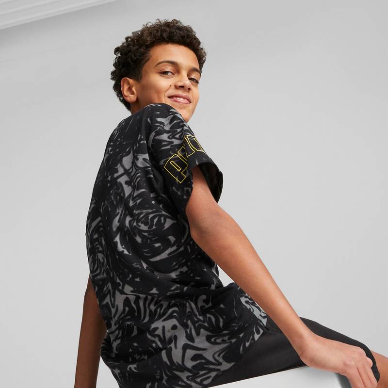 PUMA POWER SUMMER AOP T-Shirt Jungen