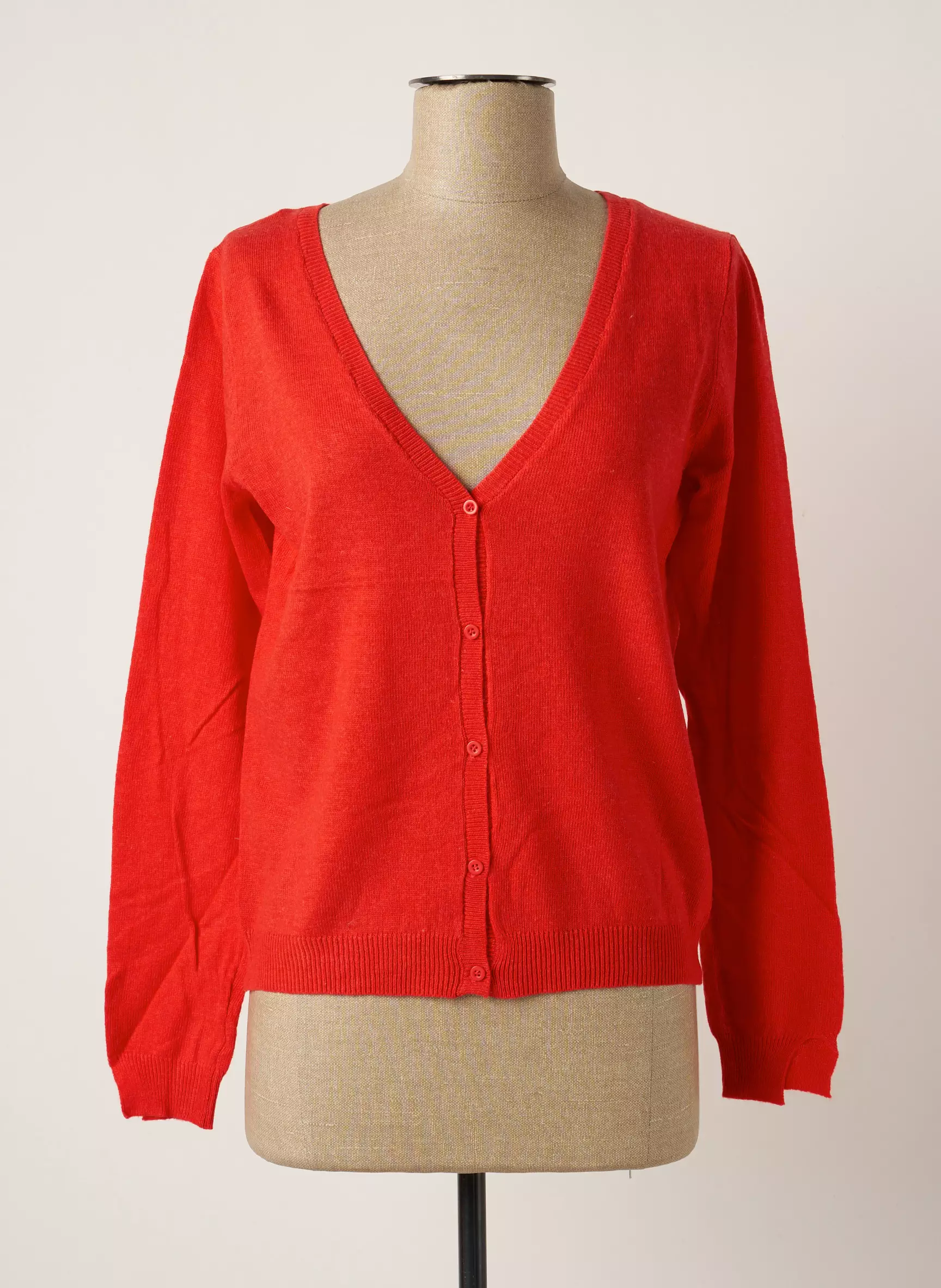 So Sweet Cardigans Femme couleur rouge