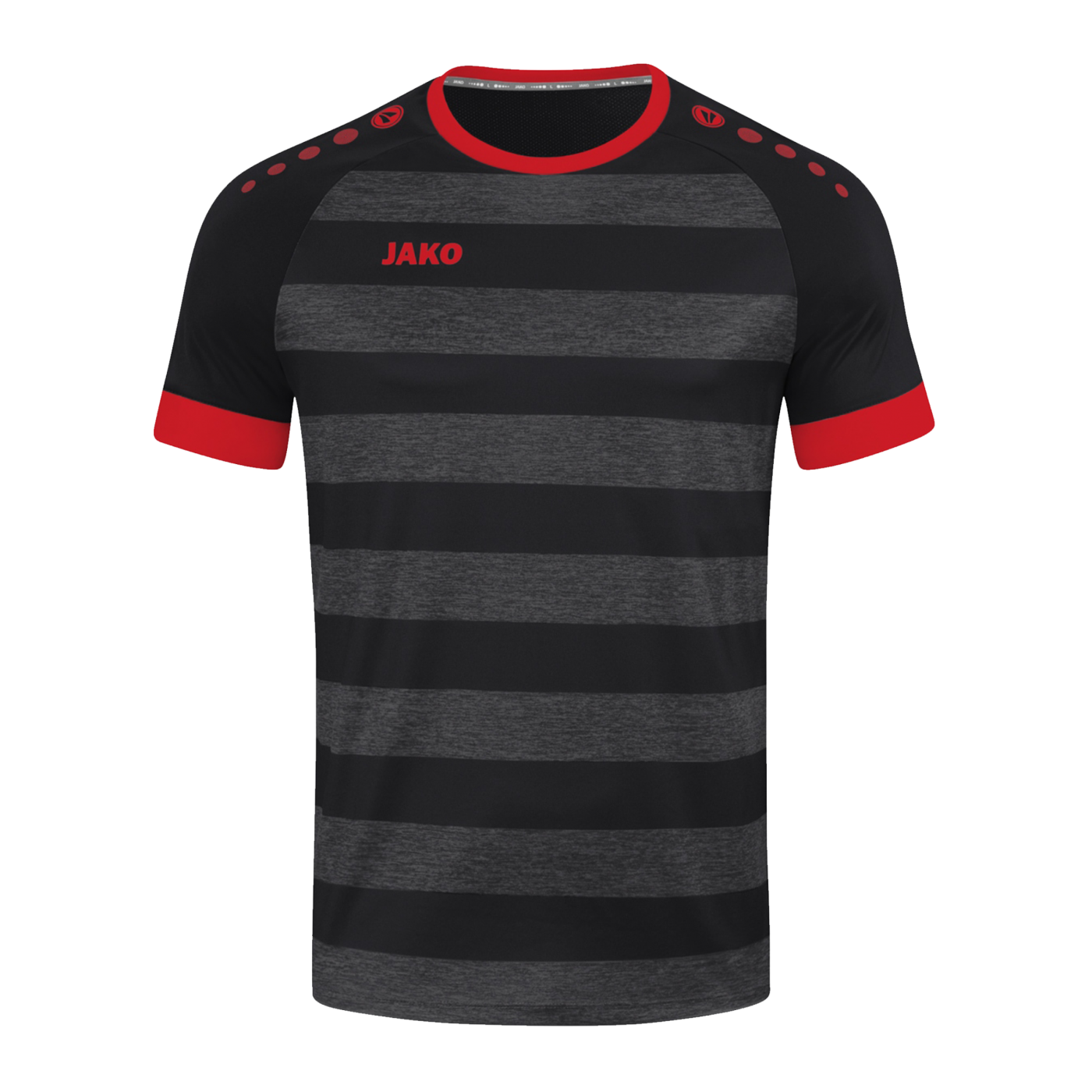 JAKO Celtic Melange KA Trikot Schwarz Rot F809