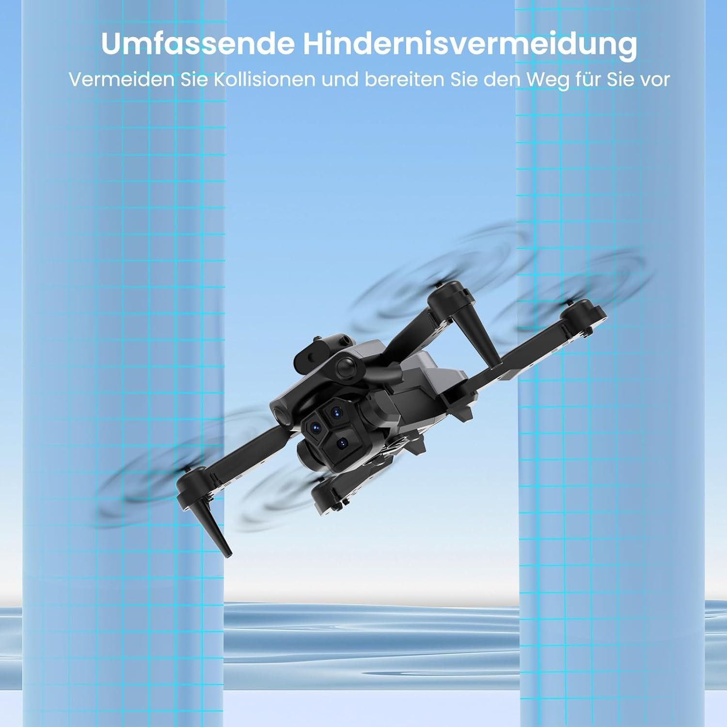 DIHOOM mit Kamera 4K, DIHOOM RC Drone Quadcopter mit FPV WiFi Übertragung Drohne (4K HD, mit 36 Mins Lange Flugzeit, Flip mode, Abflug/Landung mit einer Taste)