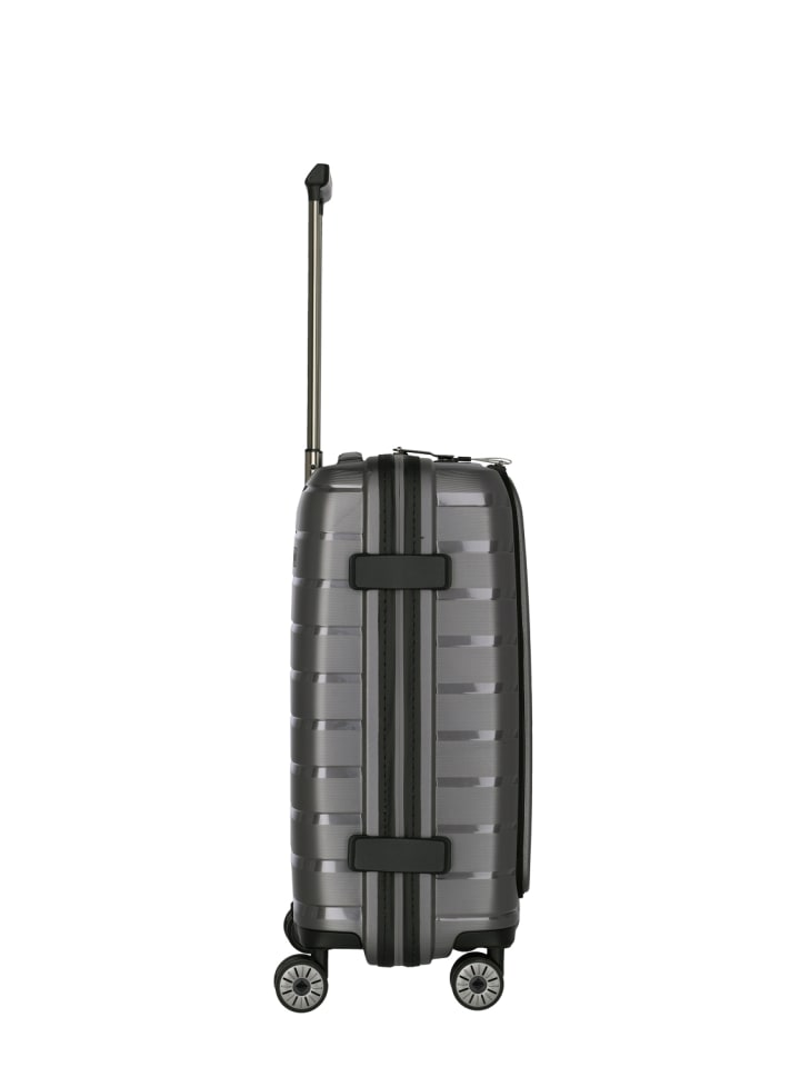 travelite Travelite Koffer AIR BASE 4w Trolley S Vortasche, Anthrazit günstig kaufen onesize
