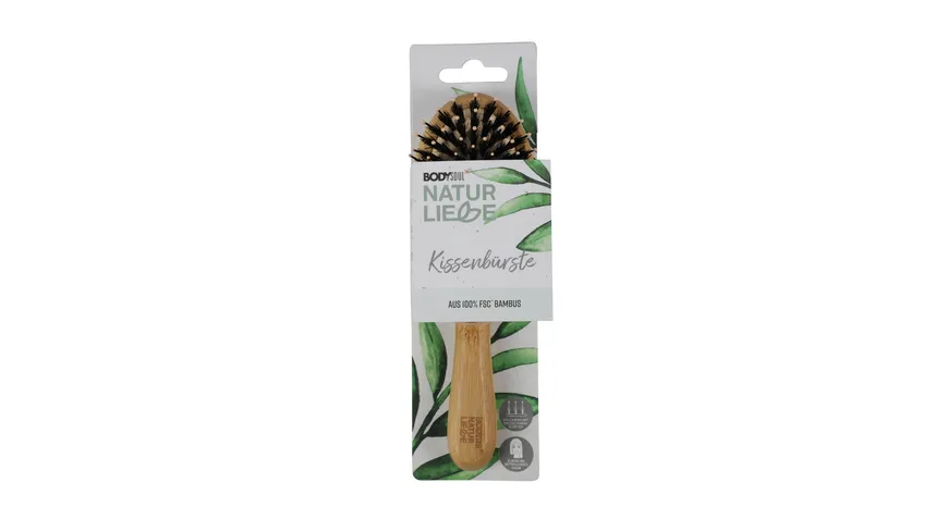 BODY&SOUL Kleine Kissenbürste Bambus