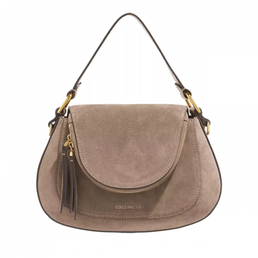 Coccinelle - Coccinelle Shoulder Bags Leder Taupe - taupe