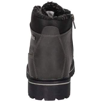 Tom Tailor Schnür Boots in schwarz