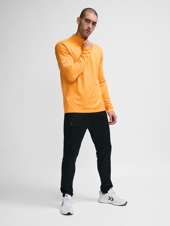 Hummel Hummel Halbreißverschluss Jacke Hmlactive Herren in BLAZING ORANGE günstig kaufen
