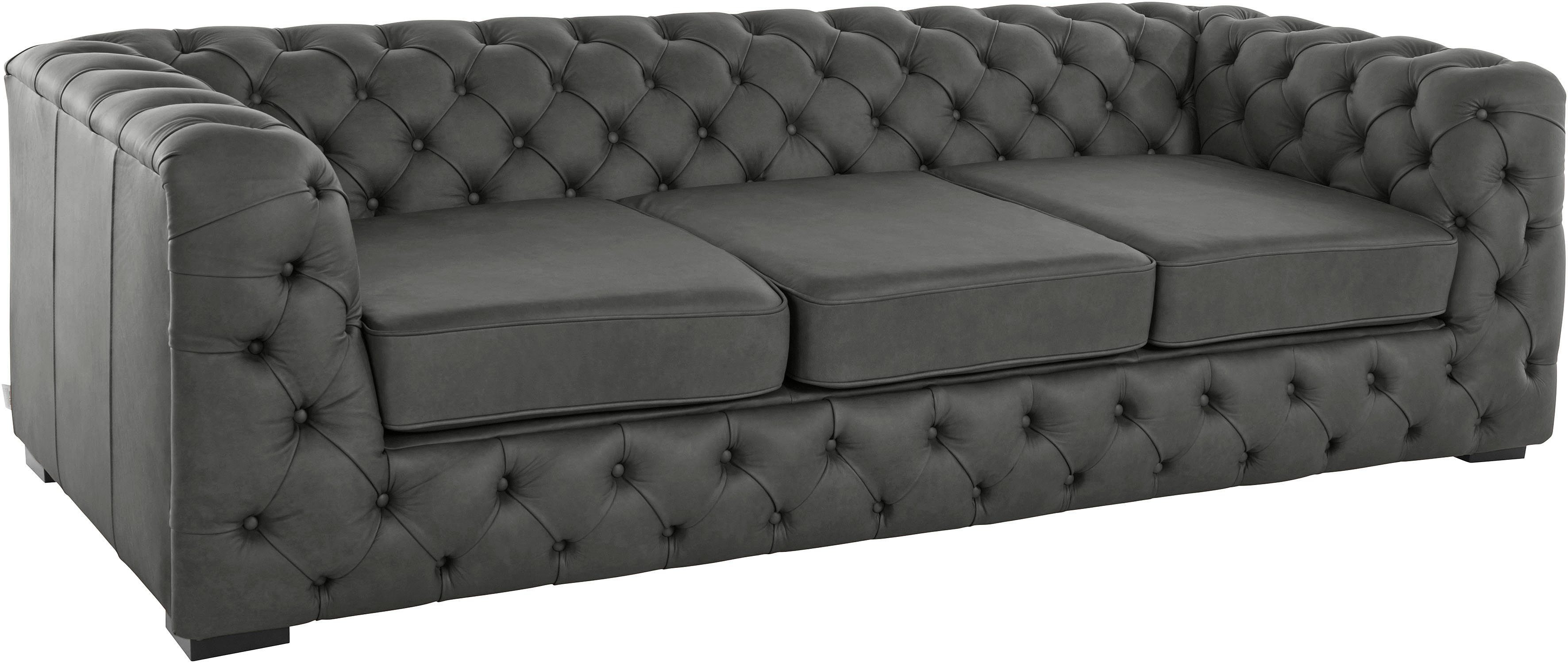 Guido Maria Kretschmer Home&Living Chesterfield-Sofa Kalina, mit klassischer Chesterfield-Knopfheftung