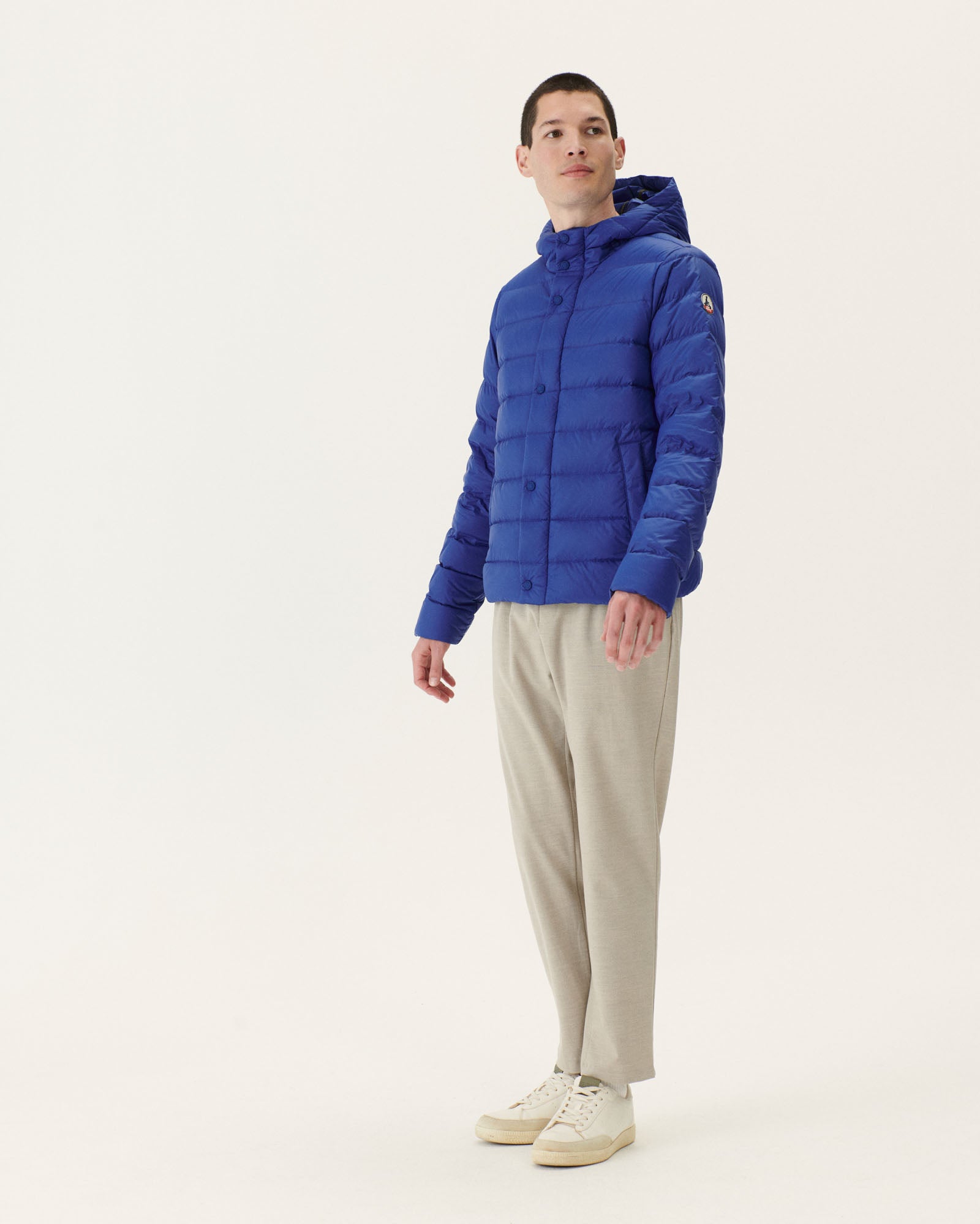 Doudoune à capuche Dark denim Jorge