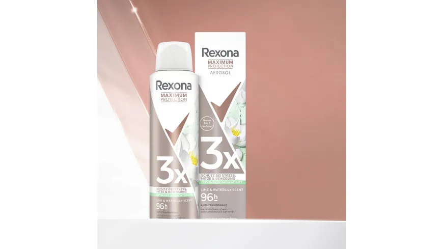 Rexona Maximum Protection Antitranspirant Deospray Lime & Waterlily Scent 150 ml