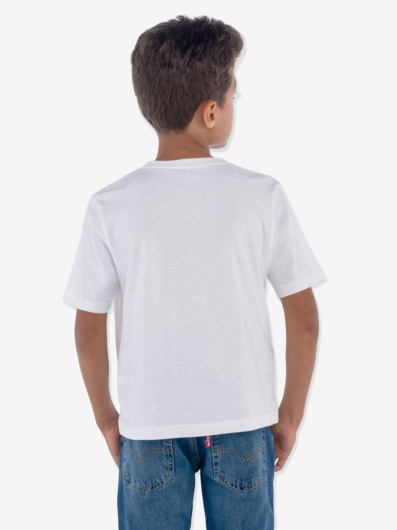 T-shirt Batwing garçon Levi's® blanc