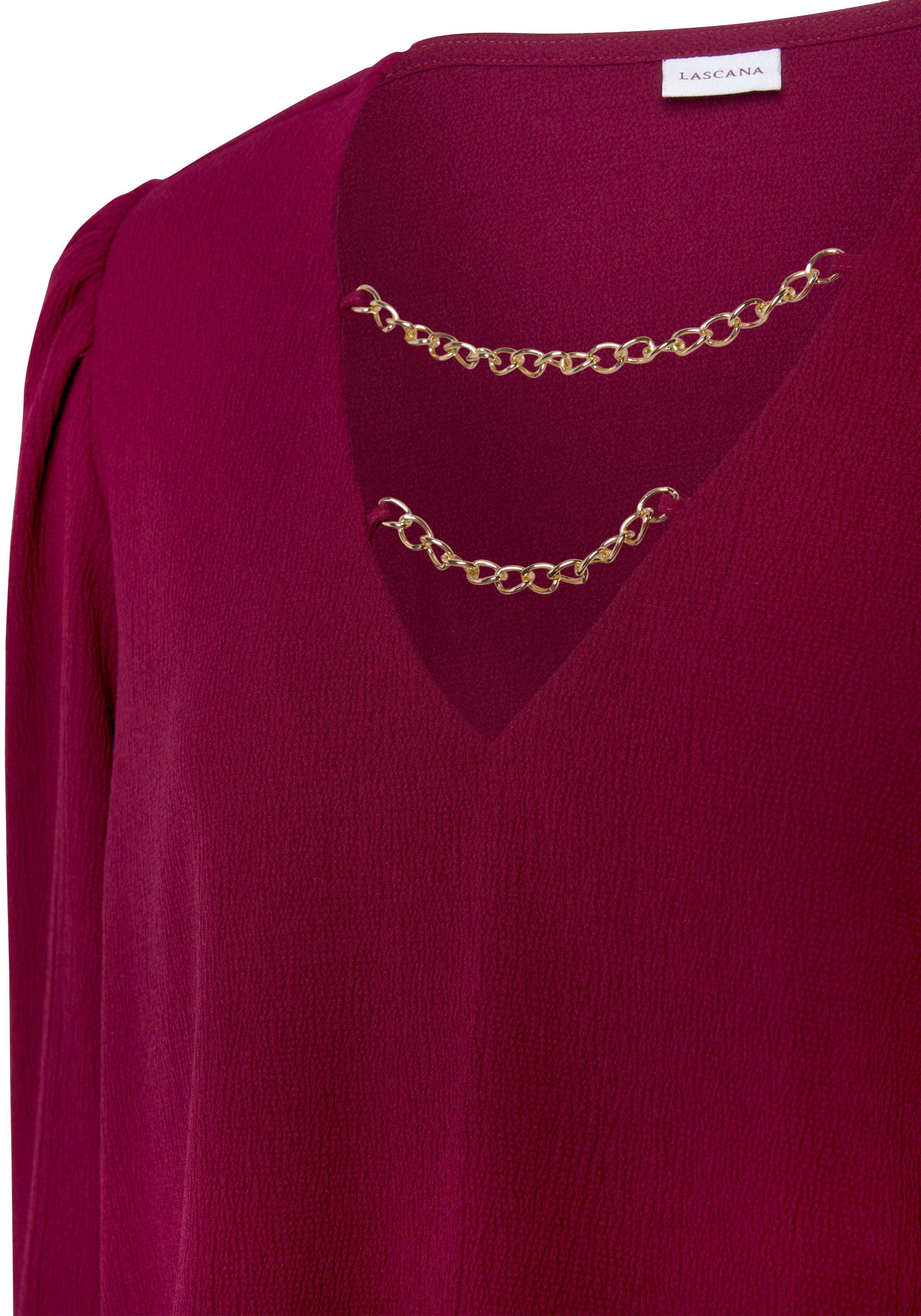 LASCANA Schlupfbluse mit Kettendetails