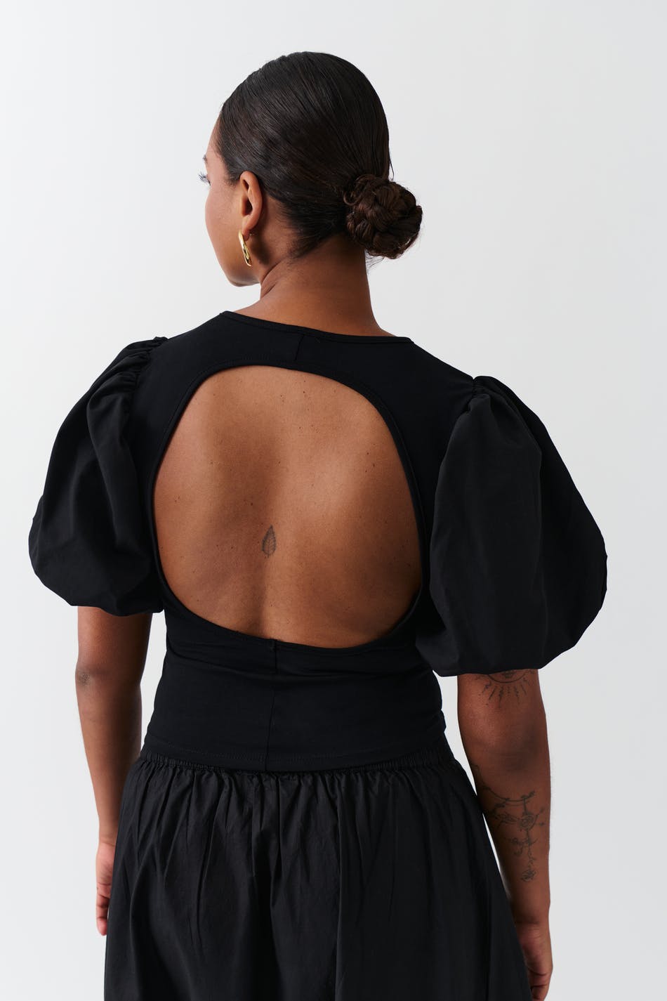 Balloon sleeve top