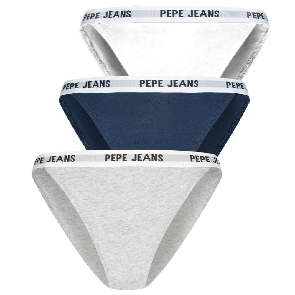 Pepe Jeans Brend Damen Slip 3er-Pack U4_F5803_PEP-OAA