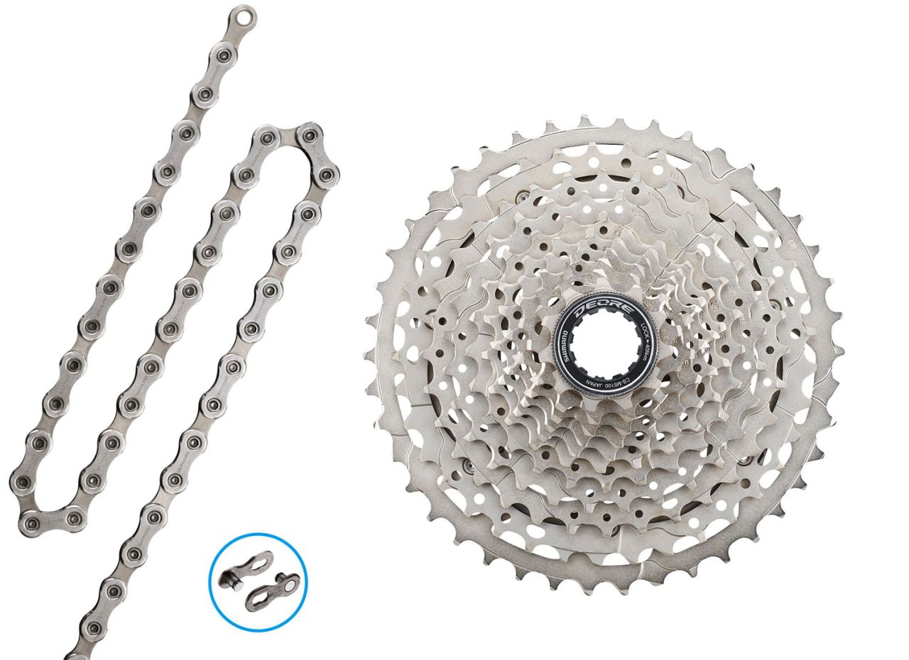 Shimano DEORE CN-HG601+CS-M5100 11-fach Verschleissset 11-42 kaufen | Bike-Discount