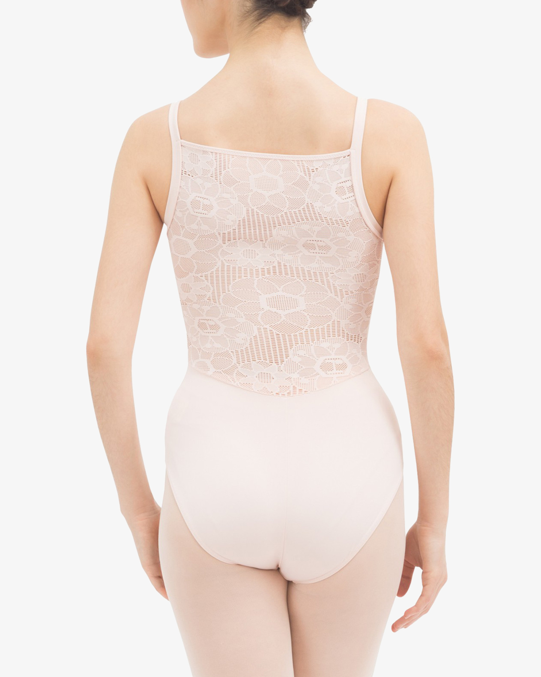 Leotard with rosette lace in the back