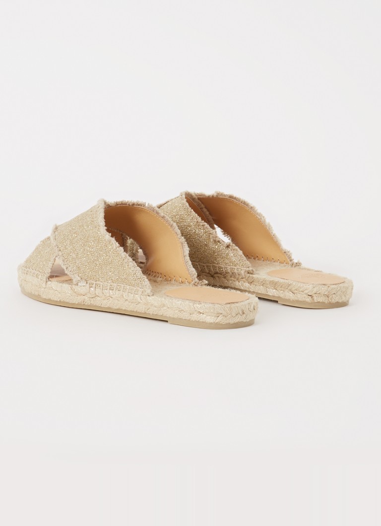 Castan Babouche Palmier de in cu lurex