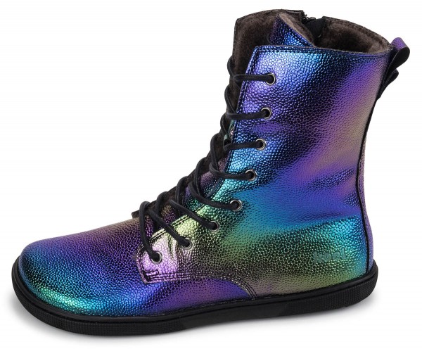 Koel bare |mid ~ Faro Schnürstiefel Winter ~ Black Shine