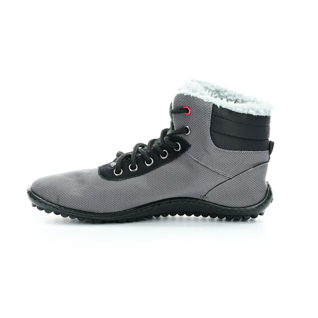 Leguano Kosmo Anthrazit Winterbarfußschuhe