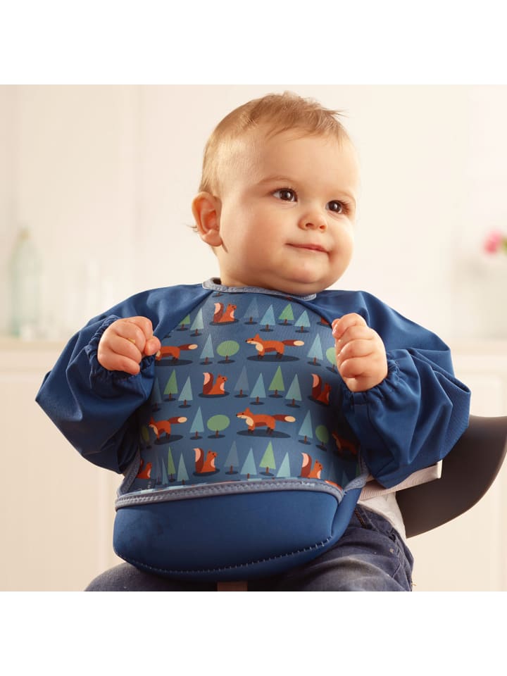 Bibetta Lätzchen mit Raglanärmeln Neopren-Lätzchen Füchse günstig kaufen onesize